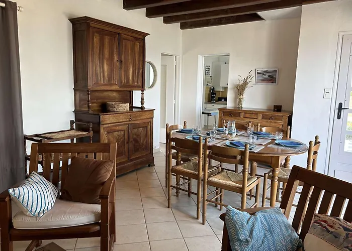 Hb000-05a 5 Pieces - 8 Couchages Noirmoutier En L'ile Villa L'Herbaudiere